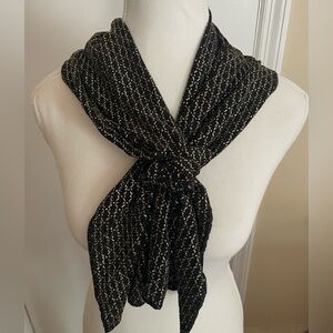 El & Co Glittery Neck Knot Scarf
